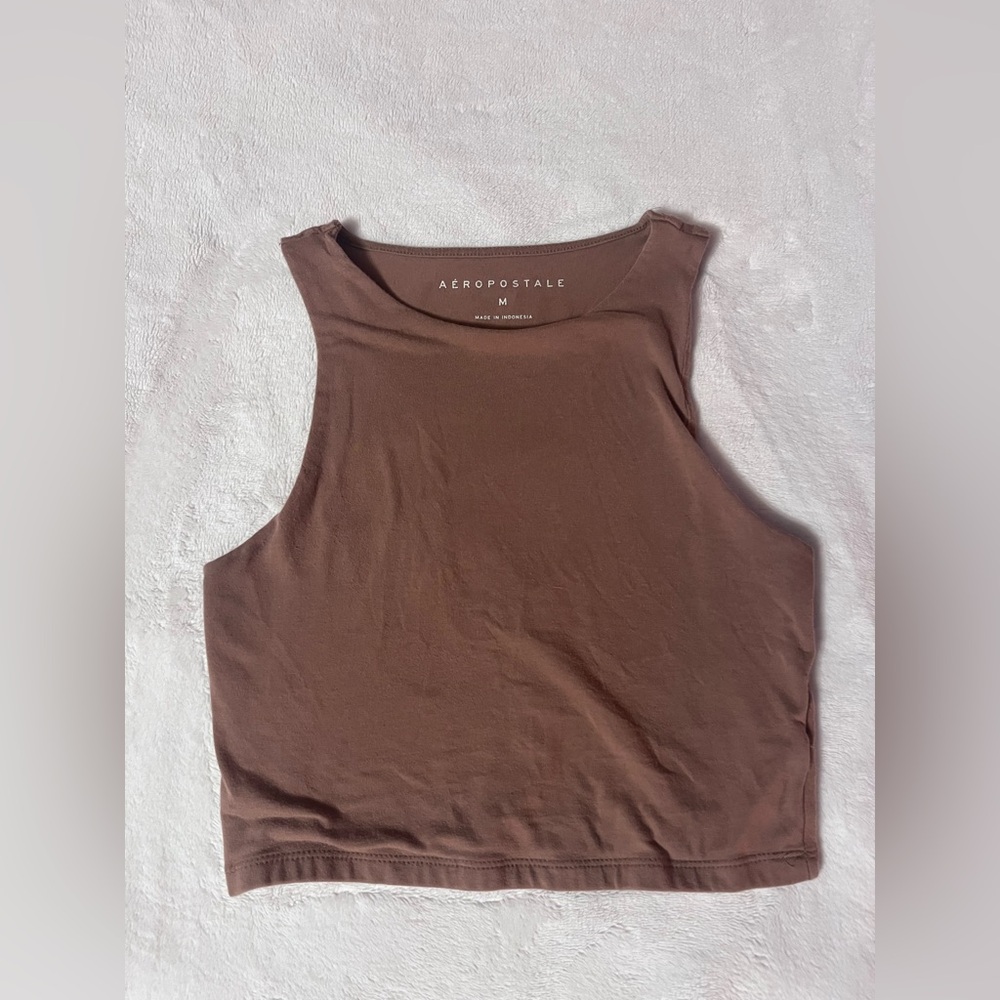 Aeropostale Women's Chocolate Tank Top